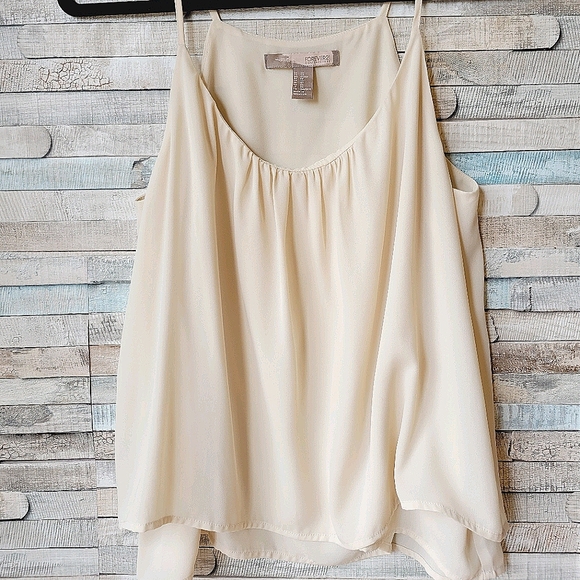 Cream chiffon camisole - Picture 1 of 4